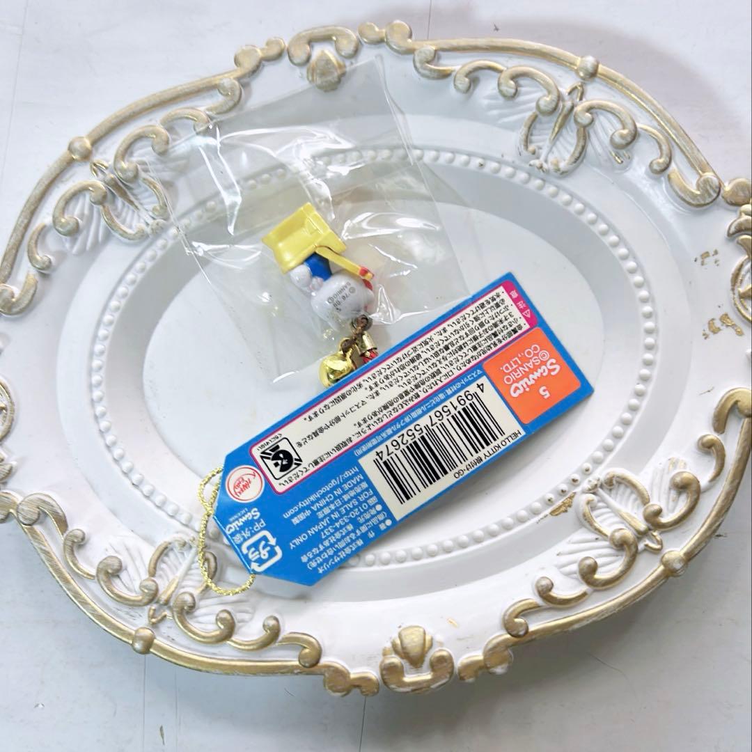 レア　ハローキティ 刈谷ハイウェイオアシス限定　デラックストイレ　イエロー根付け