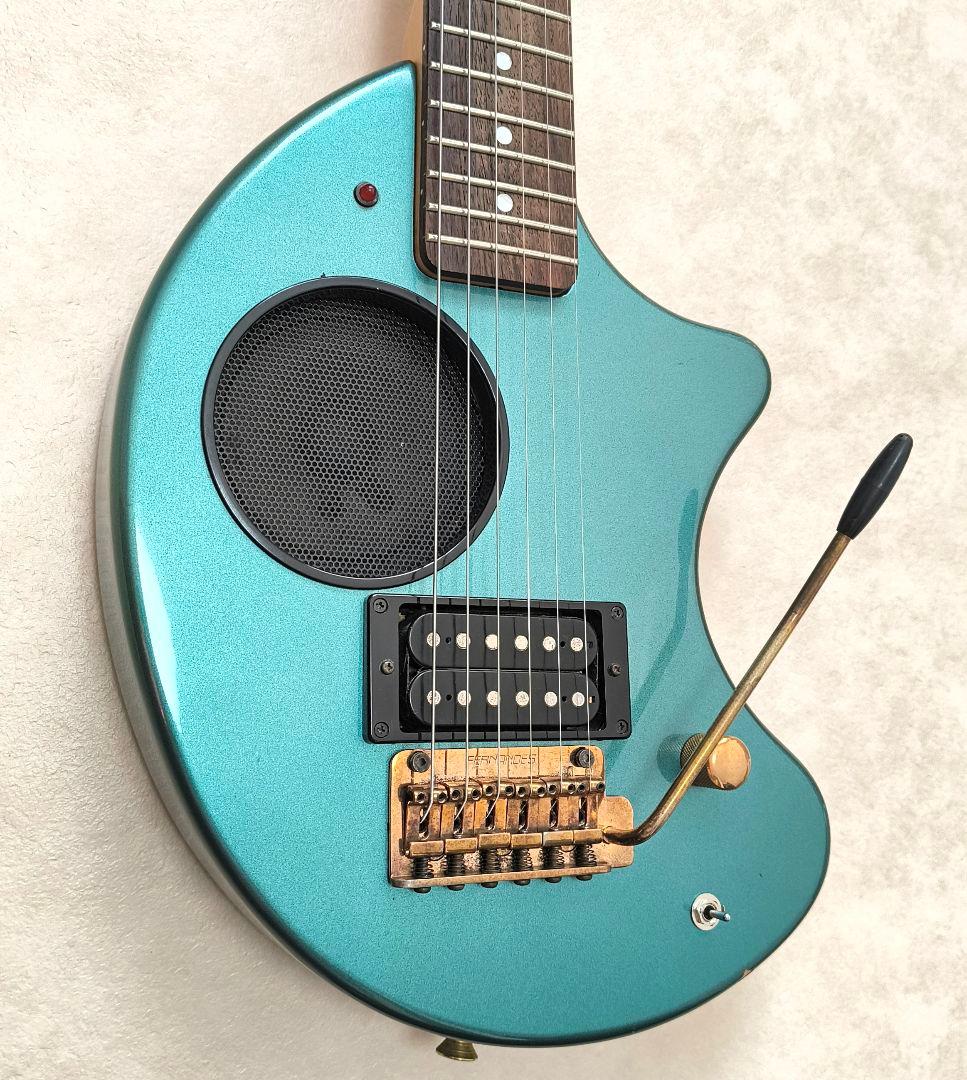 【美品】ZO-3 芸達者 MG ターコイズ アンプ内蔵ミニギター ぞうさん