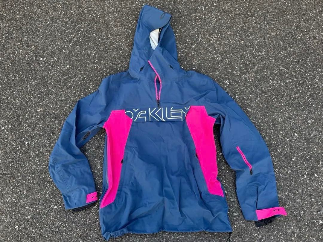オークリー　ジャケット ネイビー/ピンク EU M / JP L