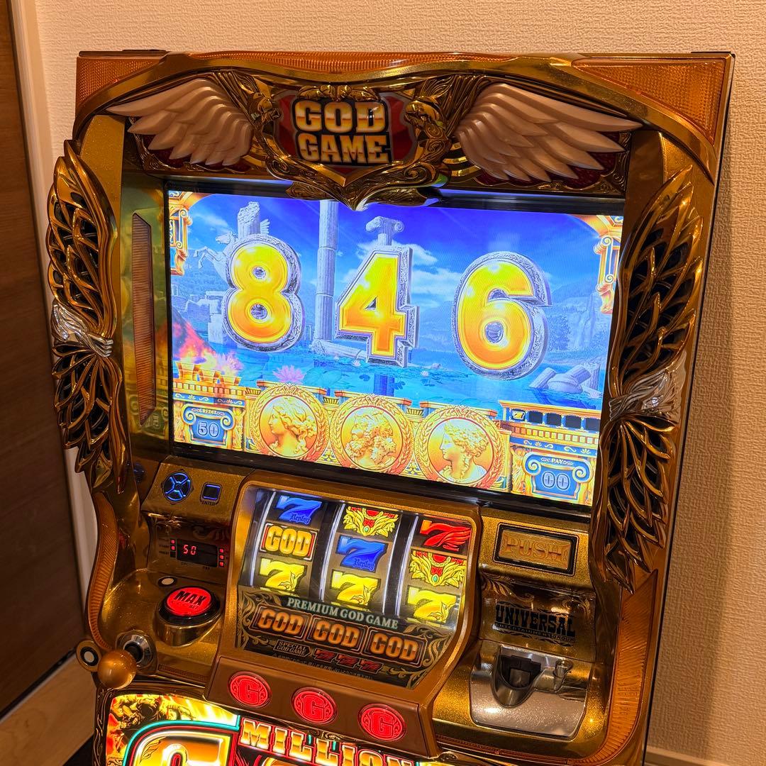 美品✨神々の凱旋　5号機　パチスロ実機ミリオンGOD プレミアムゴッドゲーム