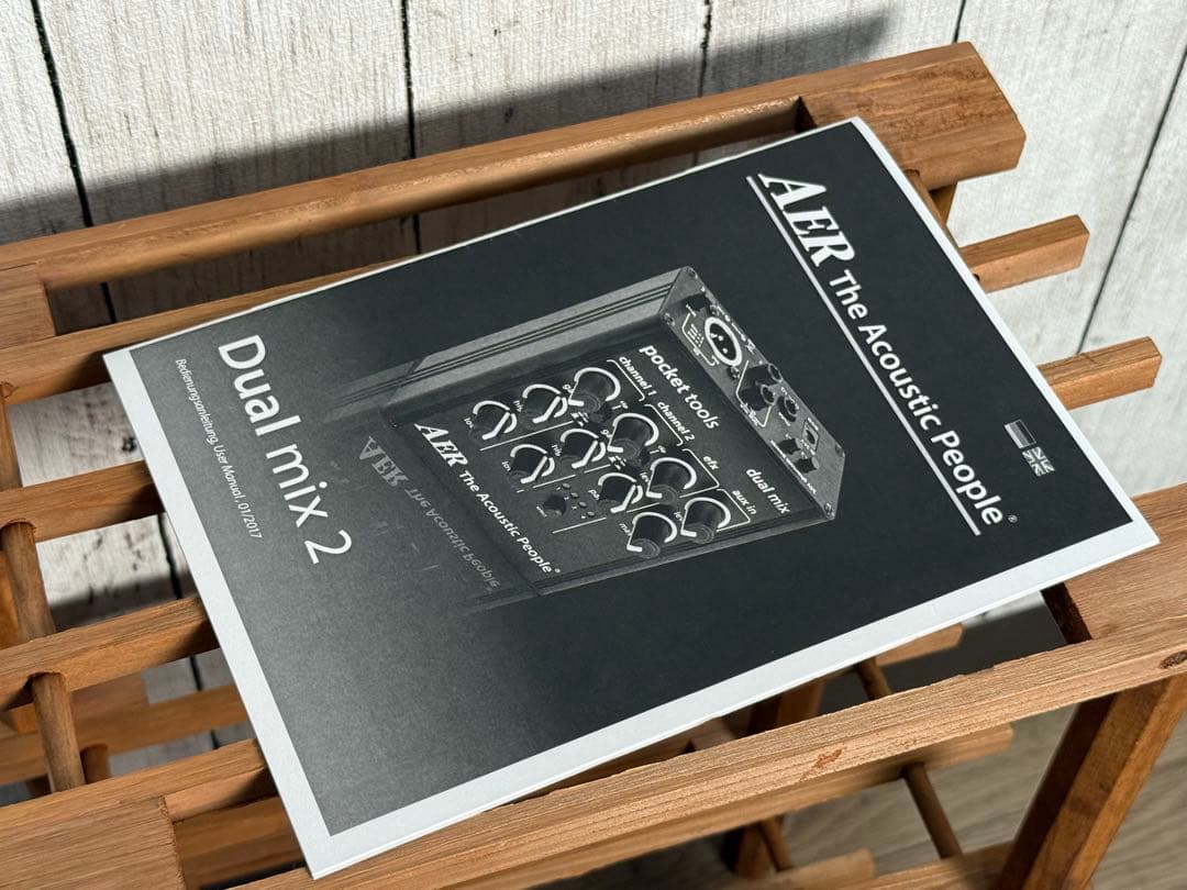 ［リュウ］【アコギ DIプリアンプ】AER dual mix 2