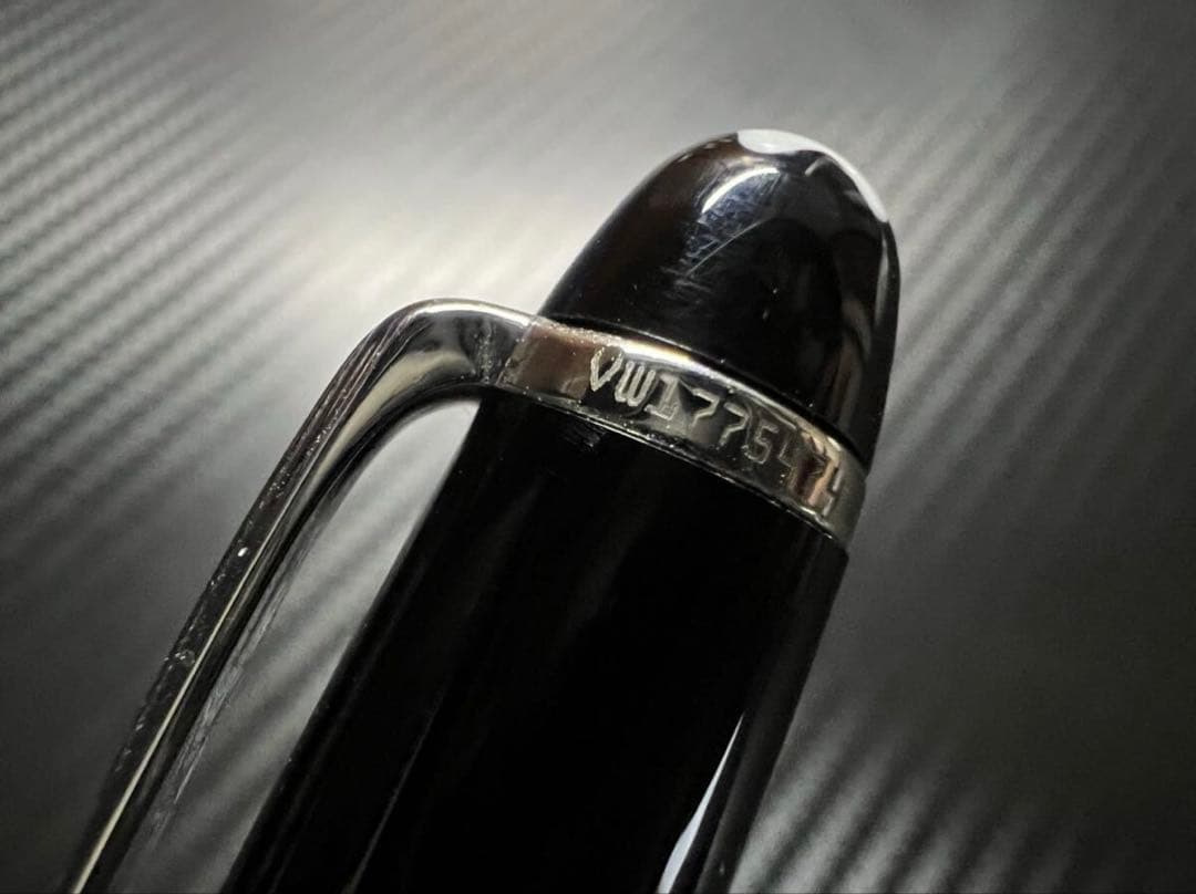 モンブラン 未使用に近い P163 プラチナライン ローラーボール