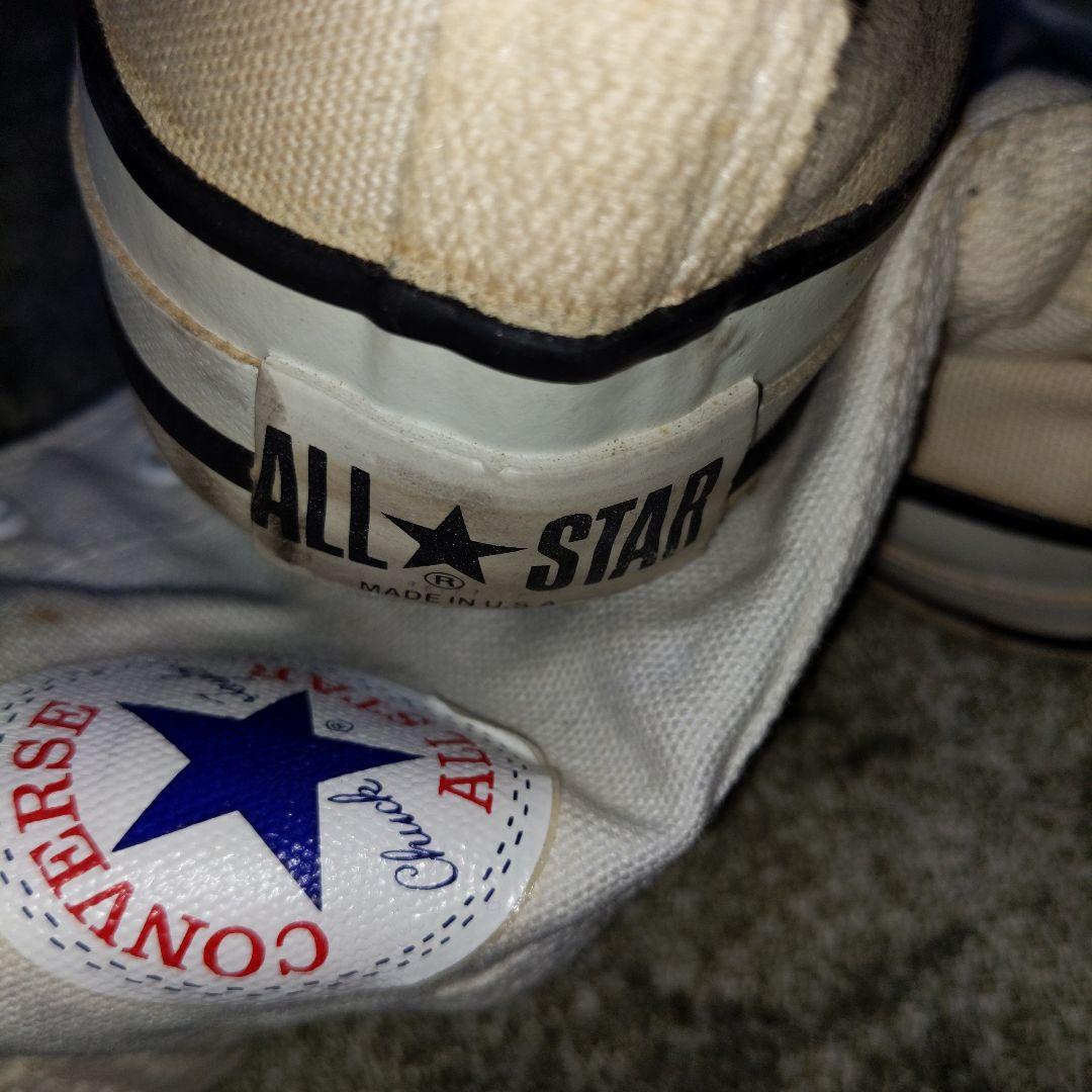 CONVERSE ALL STAR ホワイト シューズ（メイド・イン・ＵＳＡ）