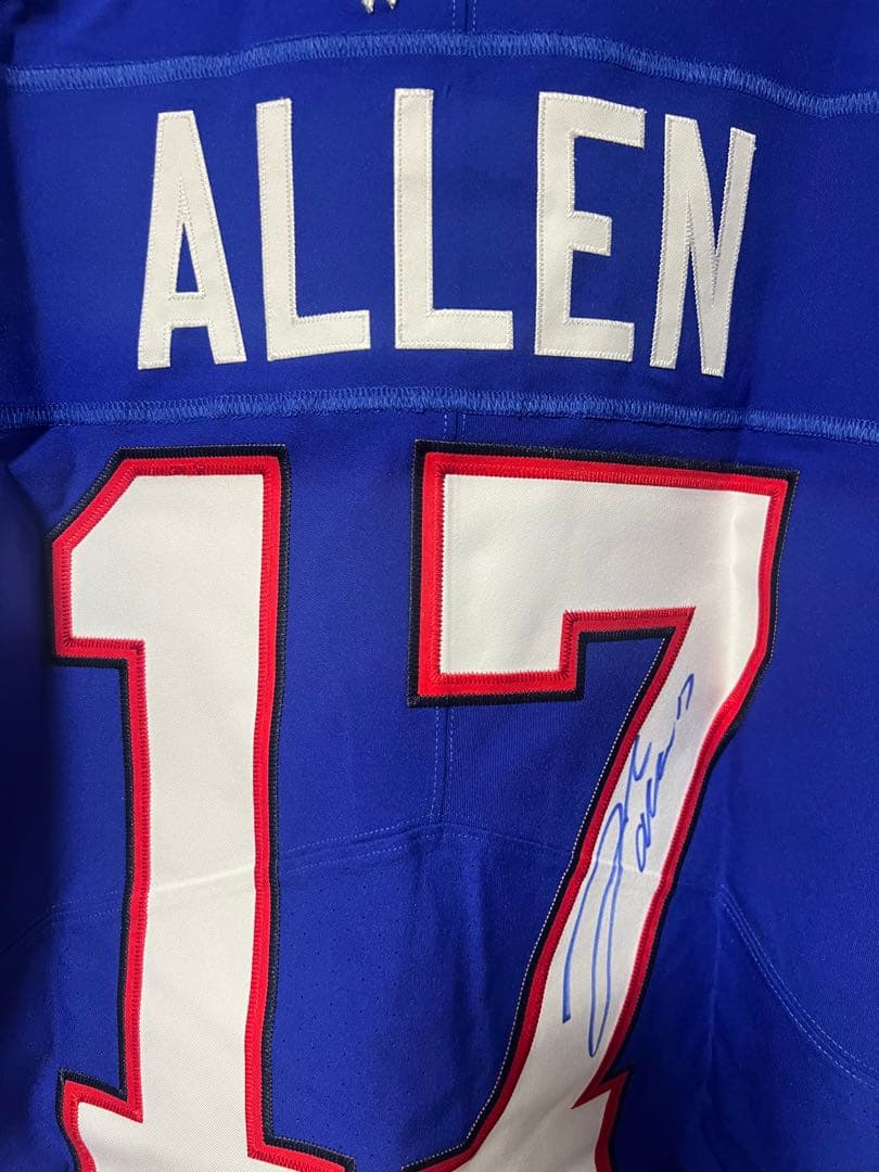 NFL バッファロー・ビルズ　#17ジョシュ・アレン　　nflauction