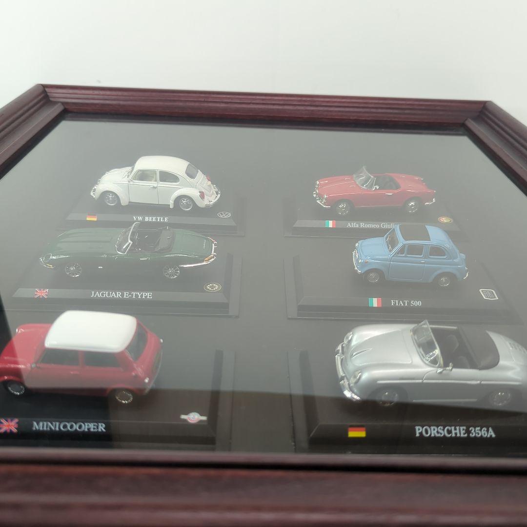 壁掛けミニカー／ヨーロッパ車／額入り／1/43