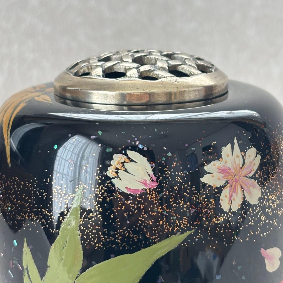 【はやみ】輪島塗 飾香炉 秀峰作 「春秋」