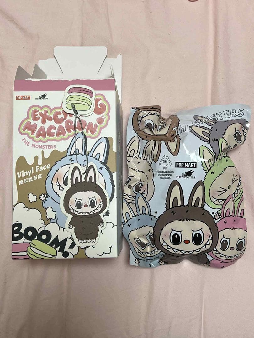 POPMART LABUBU マカロンぬいぐるみ シークレット　ココア