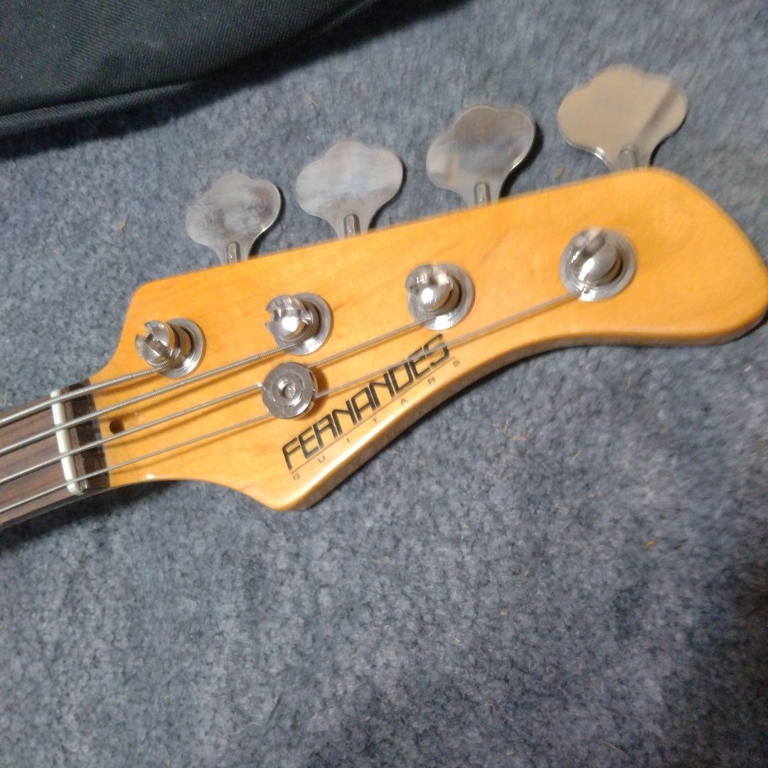 FERNANDESフェルナンデス エレキベース　ジャズベースタイプ　サンバースト