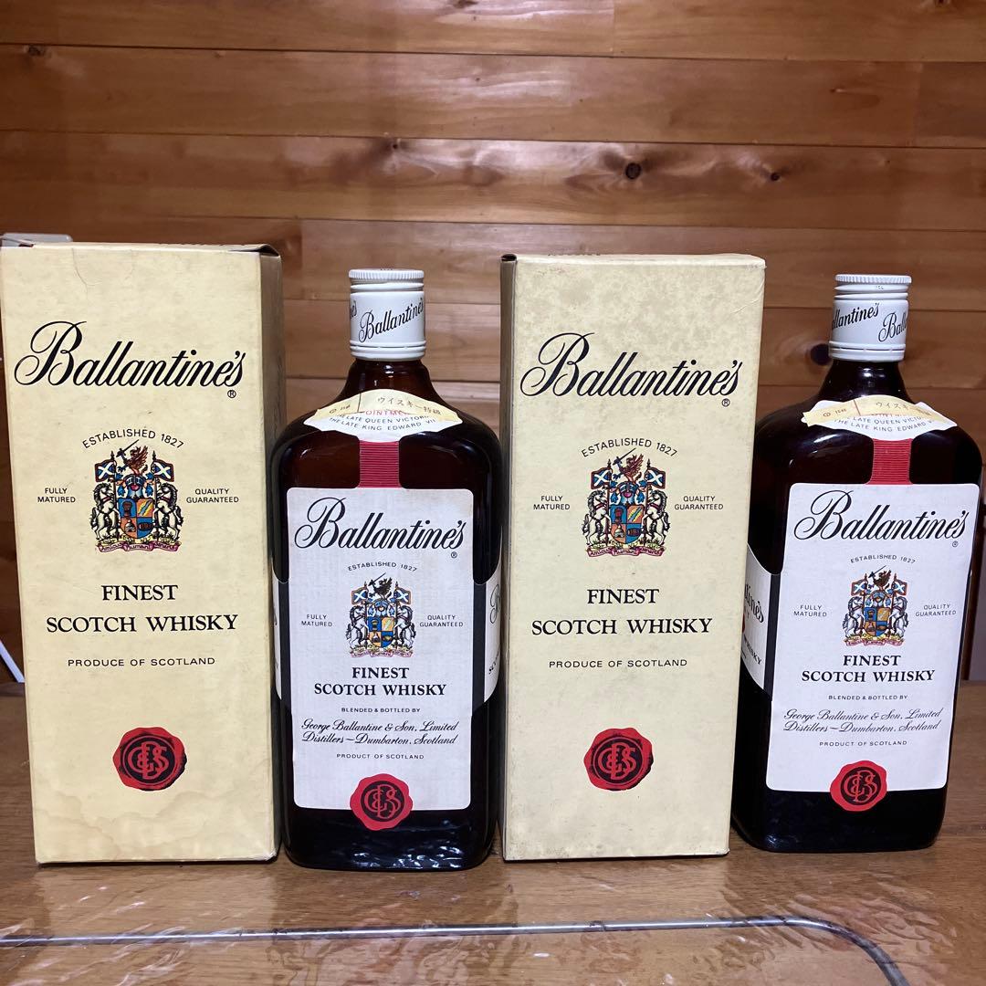 Ballantine’s FINEST SCOTCH WHISKY 2本　古酒