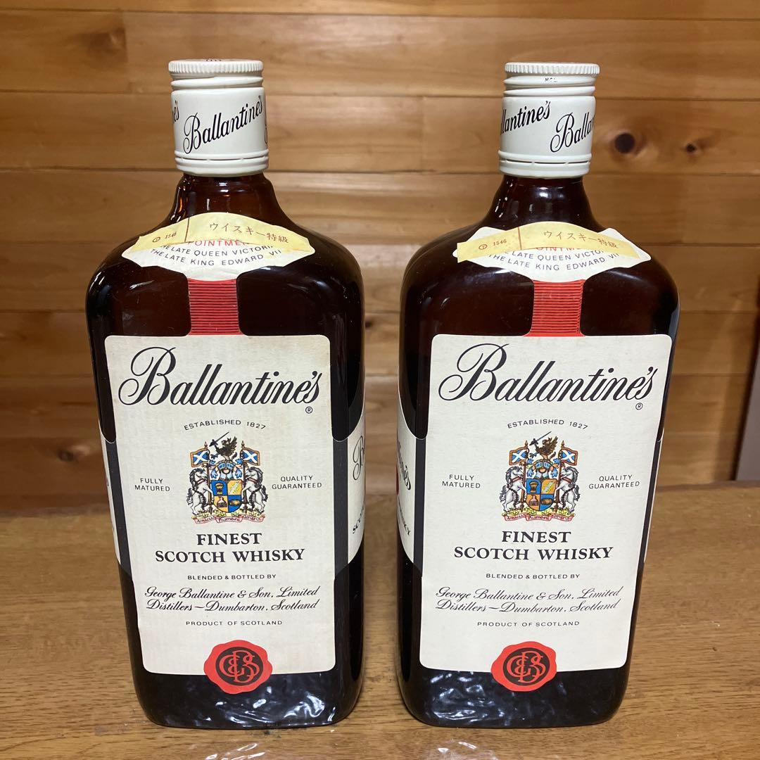 Ballantine’s FINEST SCOTCH WHISKY 2本　古酒