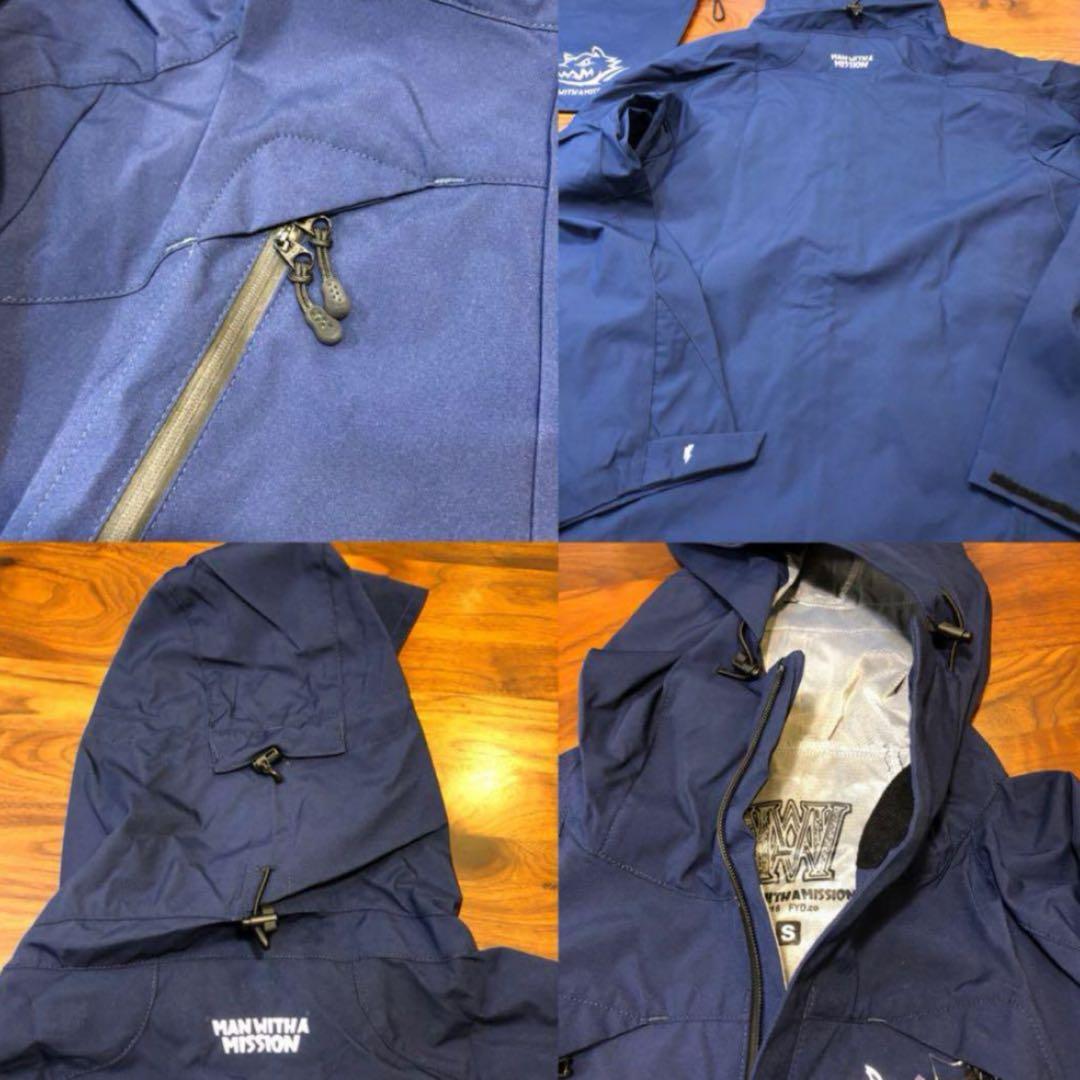✨【未使用品】マンウィズ WOLF-TECH JK ネイビー 収納袋付きSサイズ