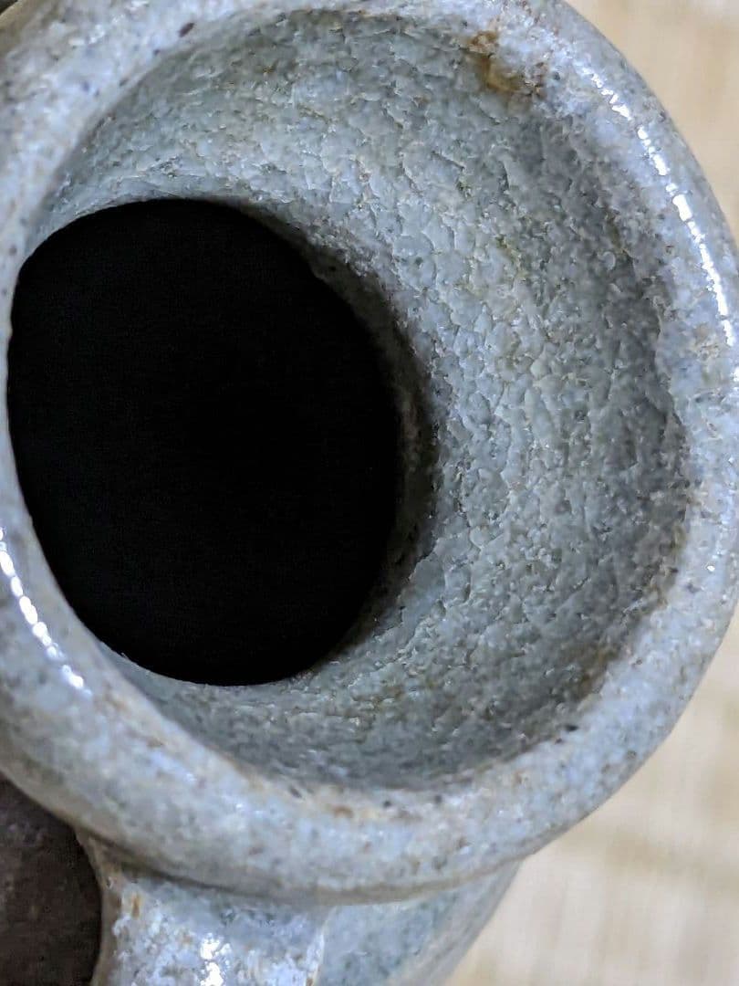 ♦中国 古玩 古陶磁 青磁 双耳 瓶 小壺 骨董品 アンティーク コレクション