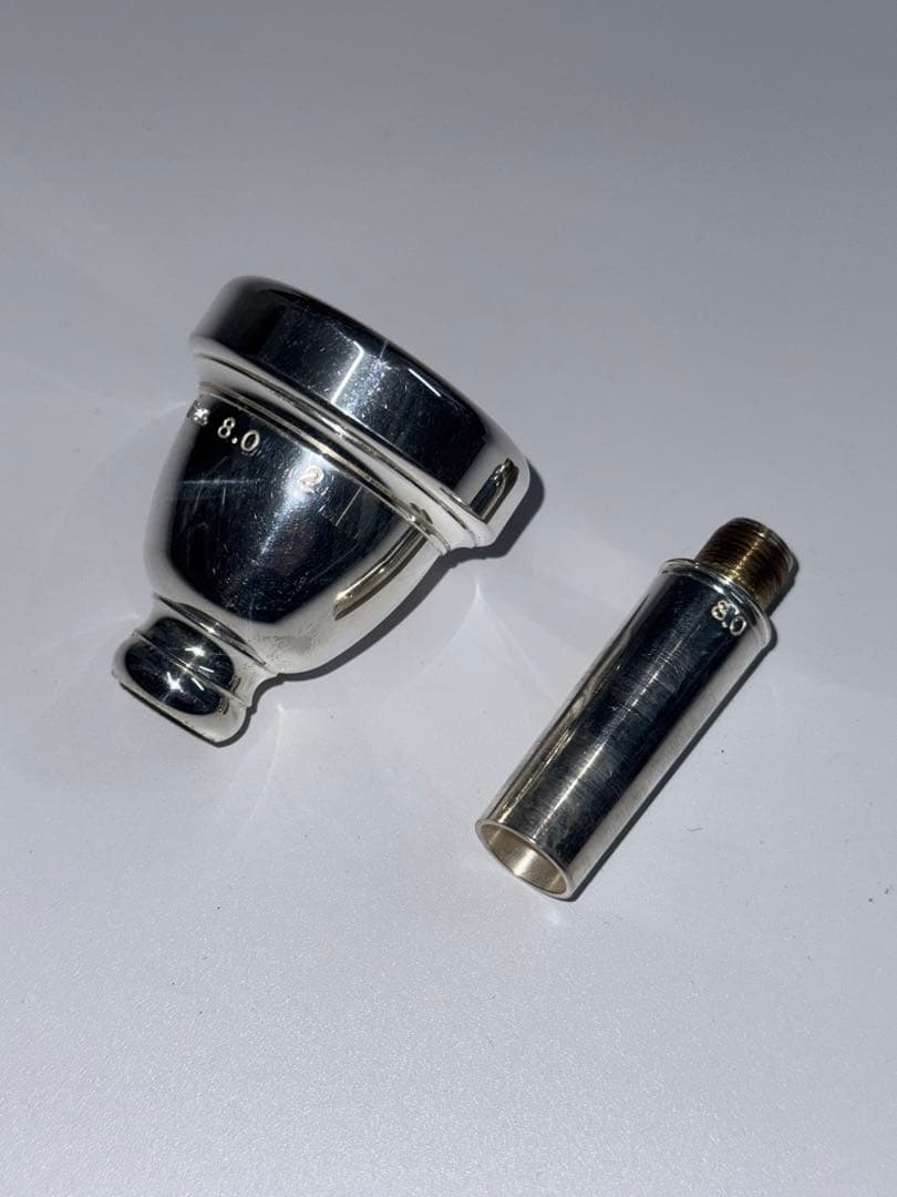 【最終値下げ美品】Glandz バストロンボーンマウスピース 8.0-2