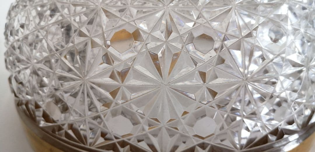 ギヤマン切子　金彩