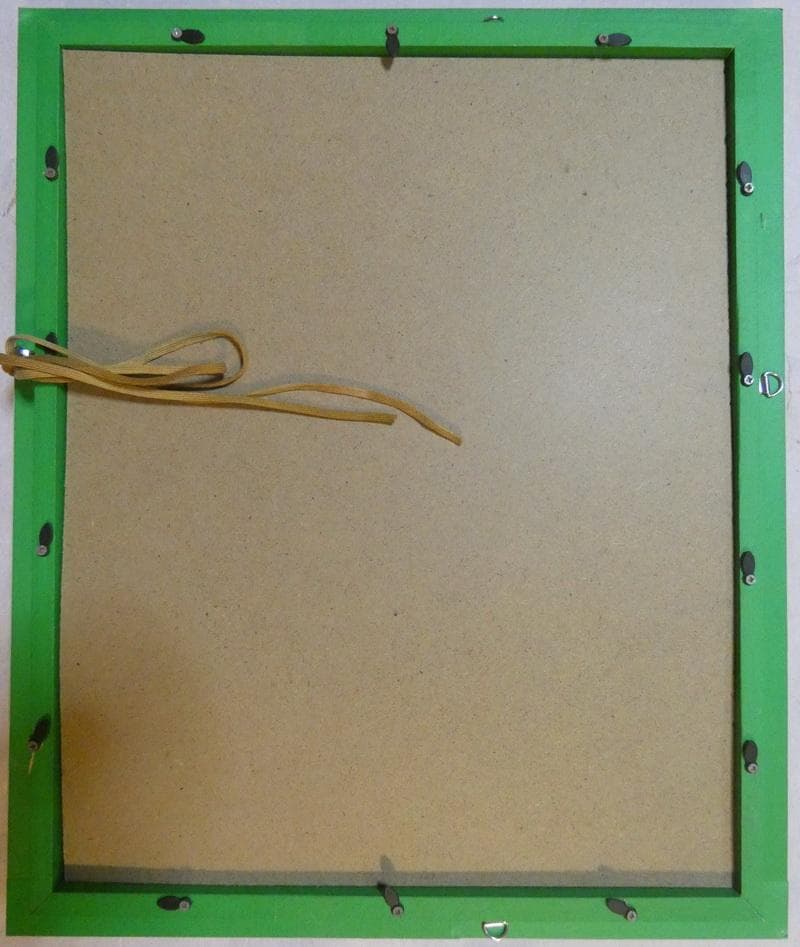 【値下げ】人物画　油絵　有元利夫　F6　蒼枯　額装　手描き　肉筆