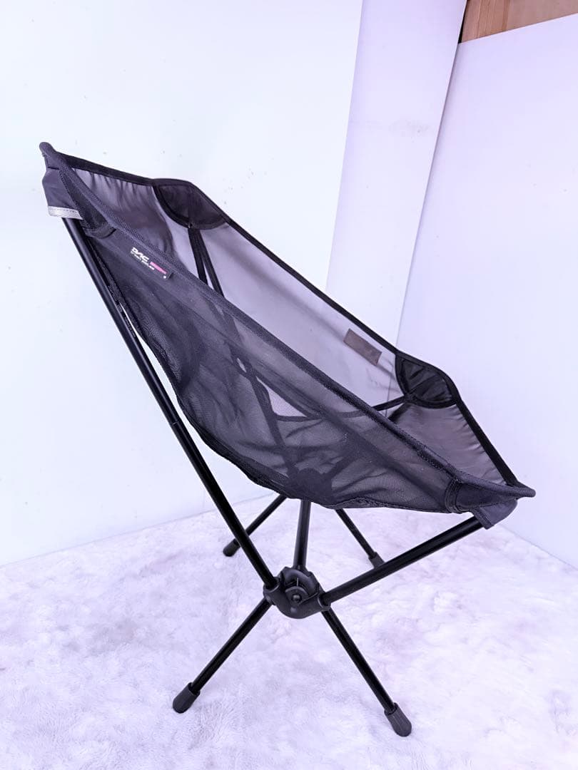 貴重品♪Helinoxヘリノックス コンフォートチェア メッシュ 黒 フレーム込