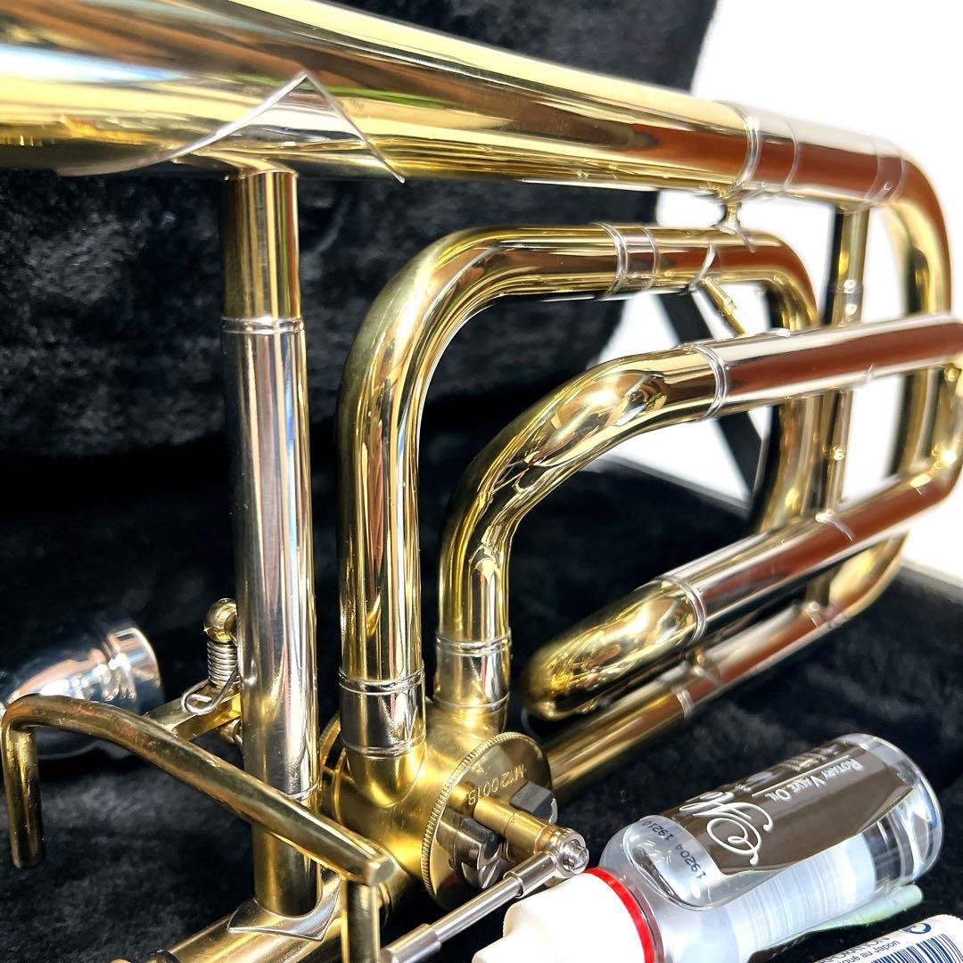 【極美品】Playtech テナーバストロンボーン プレイテック　吹奏楽　管楽器