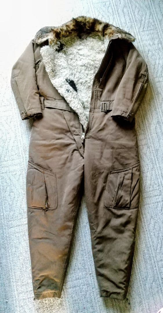 旧日本陸軍 冬用電熱飛行服