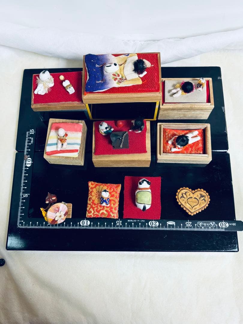 ❸アンティークはいはい人形童子たぬき蓄音機ダルマ大正レトロ 御所人形 まとめて