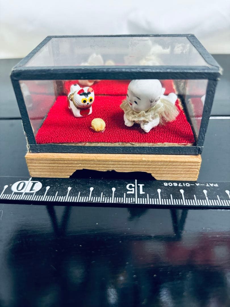 ❸アンティークはいはい人形童子たぬき蓄音機ダルマ大正レトロ 御所人形 まとめて