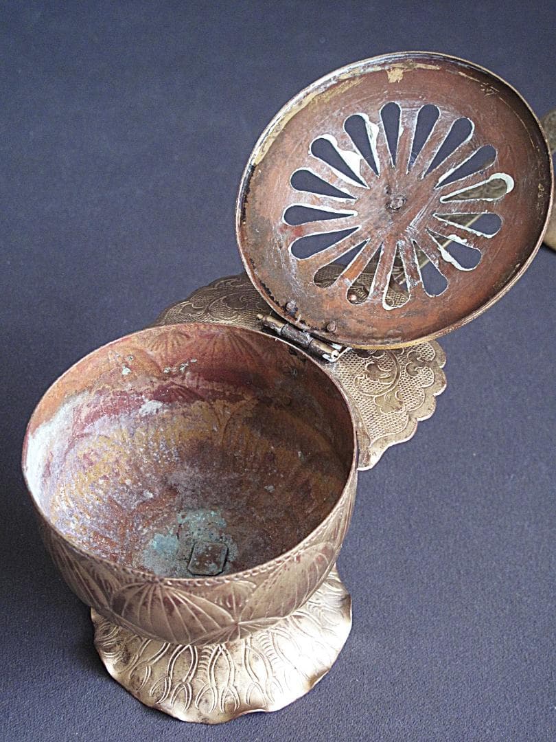 時代!! 法具『柄香炉』仏具 長29㎝