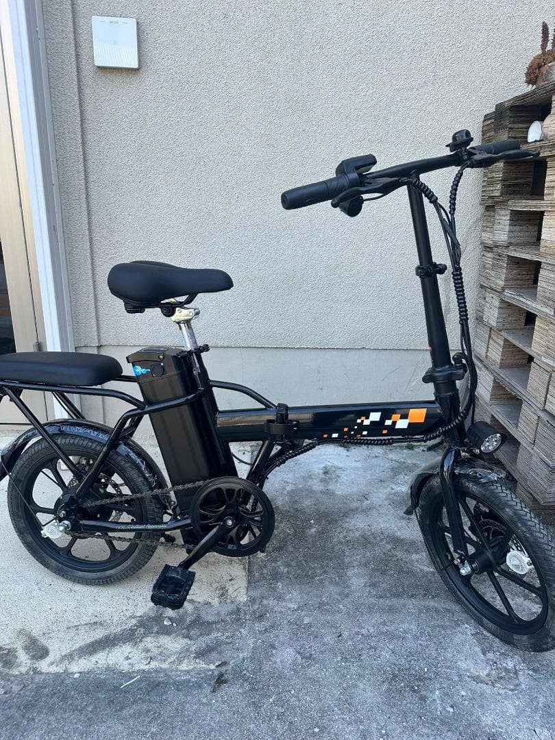 大人用折りたたみ電動自転車 350Wモーター搭載 16インチ LCDディスプレイ