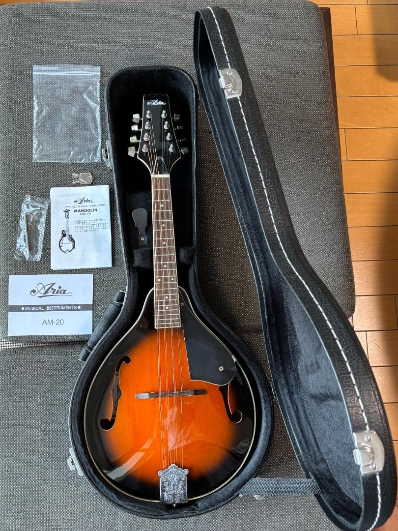 【美品と思います】Aria AM-20 マンドリン　ハードケース付き　送料無料