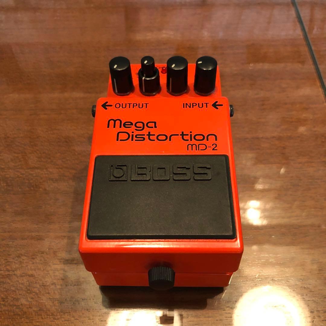 台湾製 BOSS ボス MD-2 メガディストーション 電源アダプター付き