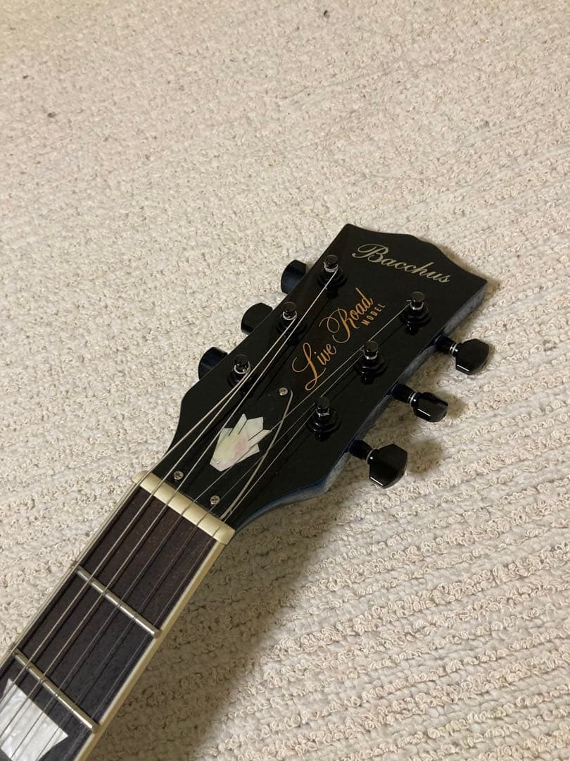Bacchus 青 レスポールタイプ エレキギター