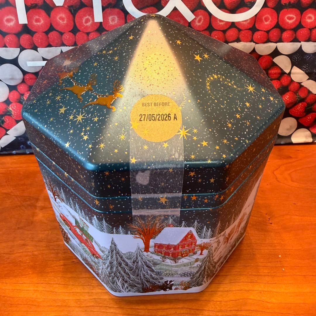 14 M&S プロジェクター缶　ジェリー缶　セット　イギリス　クリスマス