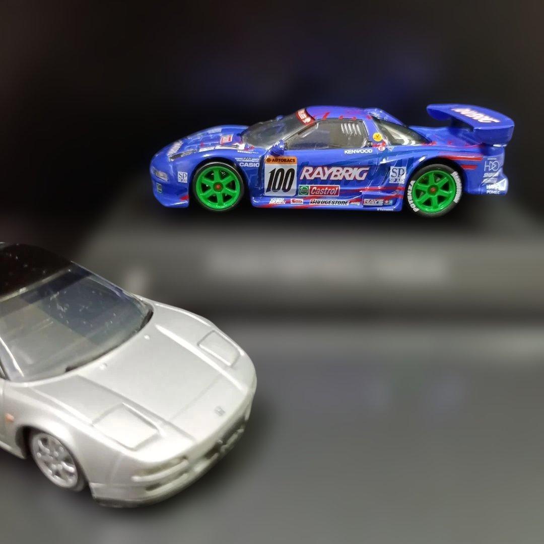 RAYBRIG NSX・NSXミニカー 1/43　２台セット