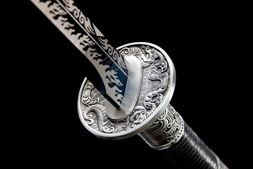 滅魔唐刀-高性能マンガン鋼 古兵器 武具　刀装具　日本刀　模造刀 居合刀 長尺