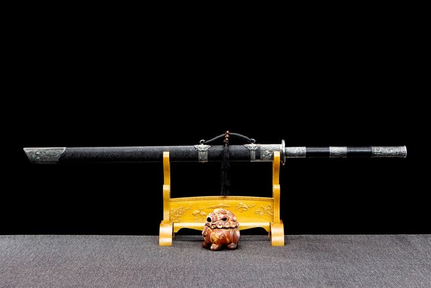 滅魔唐刀-高性能マンガン鋼 古兵器 武具　刀装具　日本刀　模造刀 居合刀 長尺