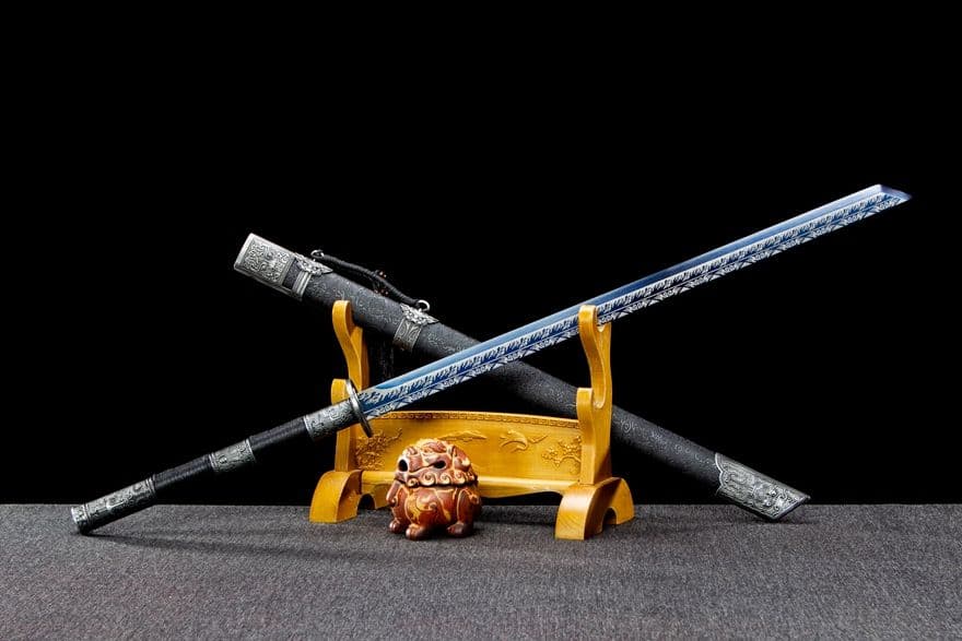 滅魔唐刀-高性能マンガン鋼 古兵器 武具　刀装具　日本刀　模造刀 居合刀 長尺