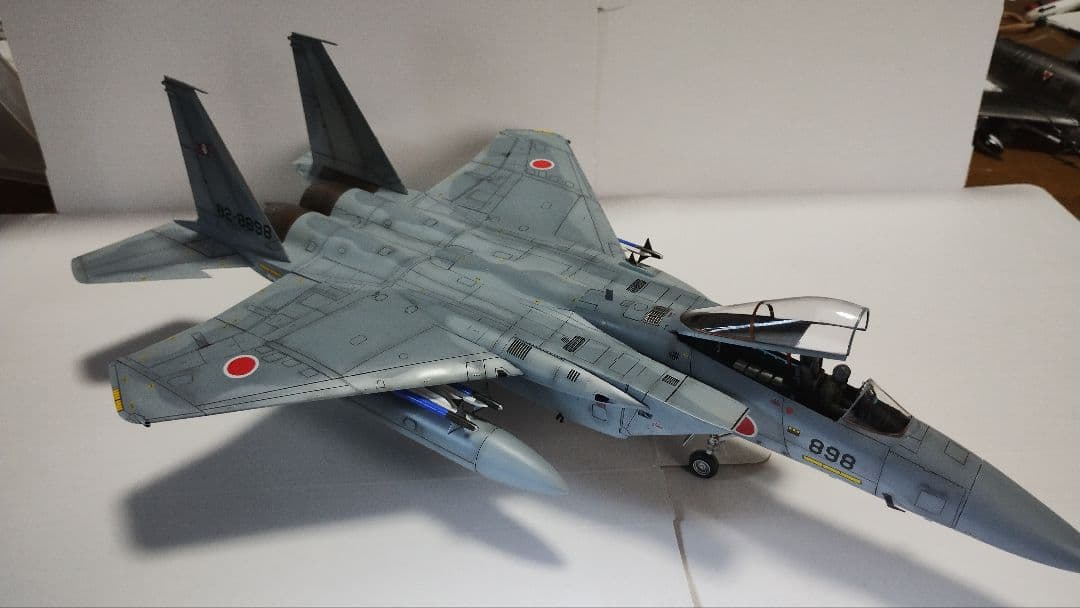プラモデル完成機　1/48　航空自衛隊 F-15J イーグル