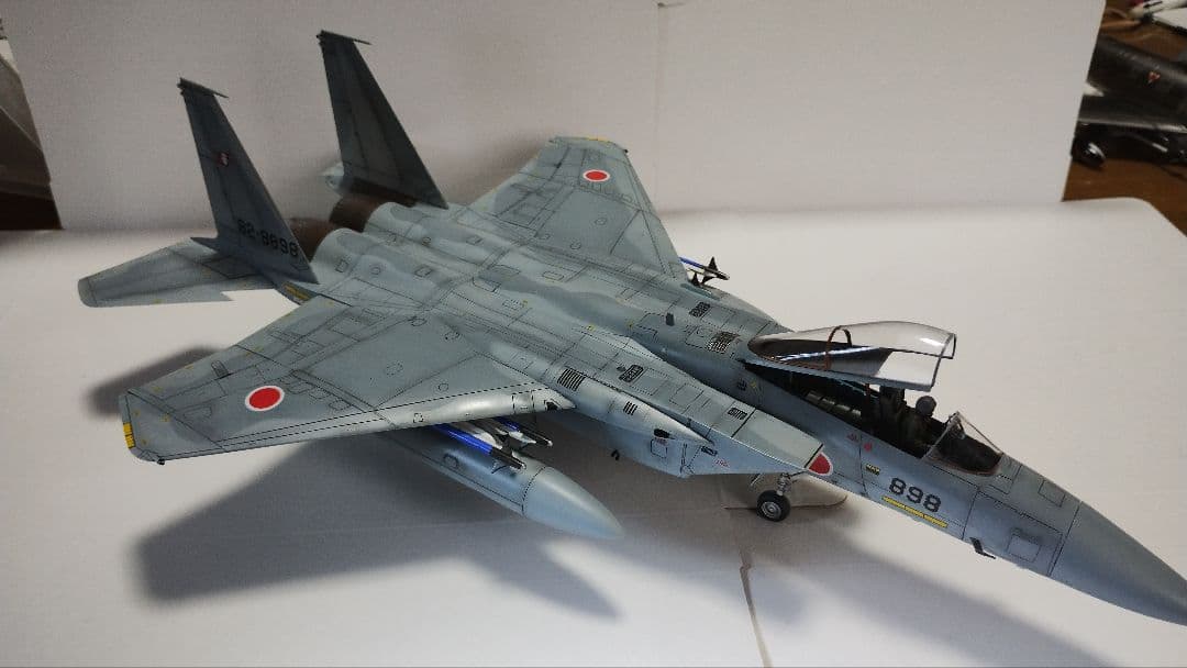 プラモデル完成機　1/48　航空自衛隊 F-15J イーグル