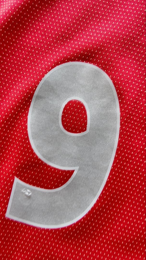 Umbro イングランド代表 アウェイ ゲームシャツ 赤 9 XL相当 アンブロ