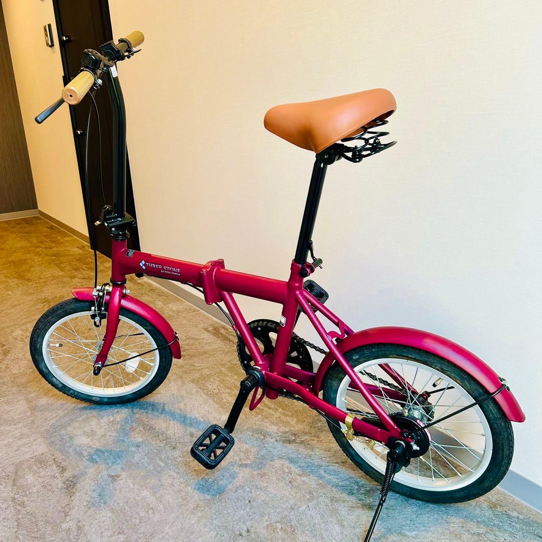 【送料込】折りたたみ自転車 16インチ ミニベロ 折り畳み自転車