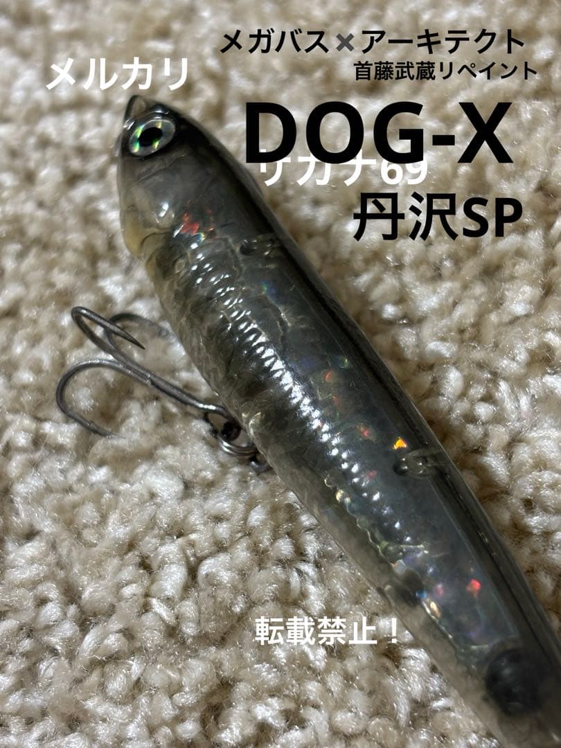 メガバス × アーキテクト DOG-X （S） 首藤武蔵リペイント 丹沢SP