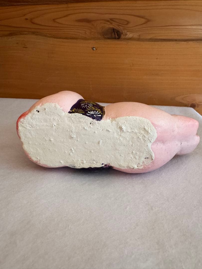 希少 中野土人形 奈良久雄 『子守這子』 這い這い子 郷土玩具 民藝 長野県