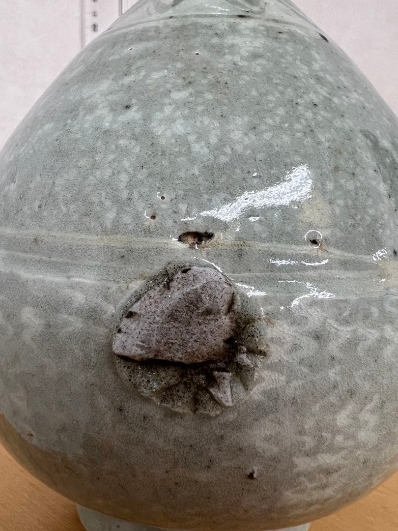 中国　朝鮮李朝高麗徳利　古美術　唐物コレクション韓国骨董　アンティーク江戸　青磁