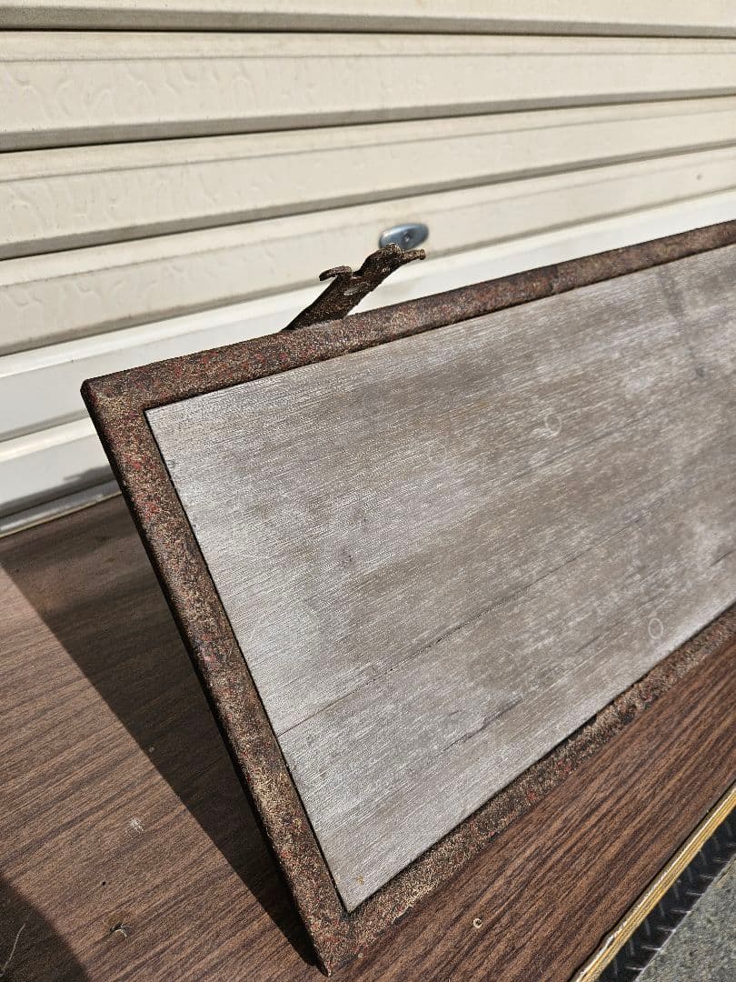 インダストリアル ヴィンテージ 木と鉄のウォールシェルフ 壁掛け 飾り棚 ラック