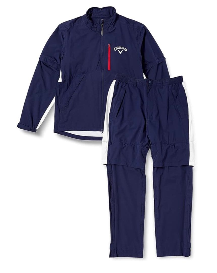 Callaway キャロウェイ レインウェア 上下セット ネイビー ゴルフ用