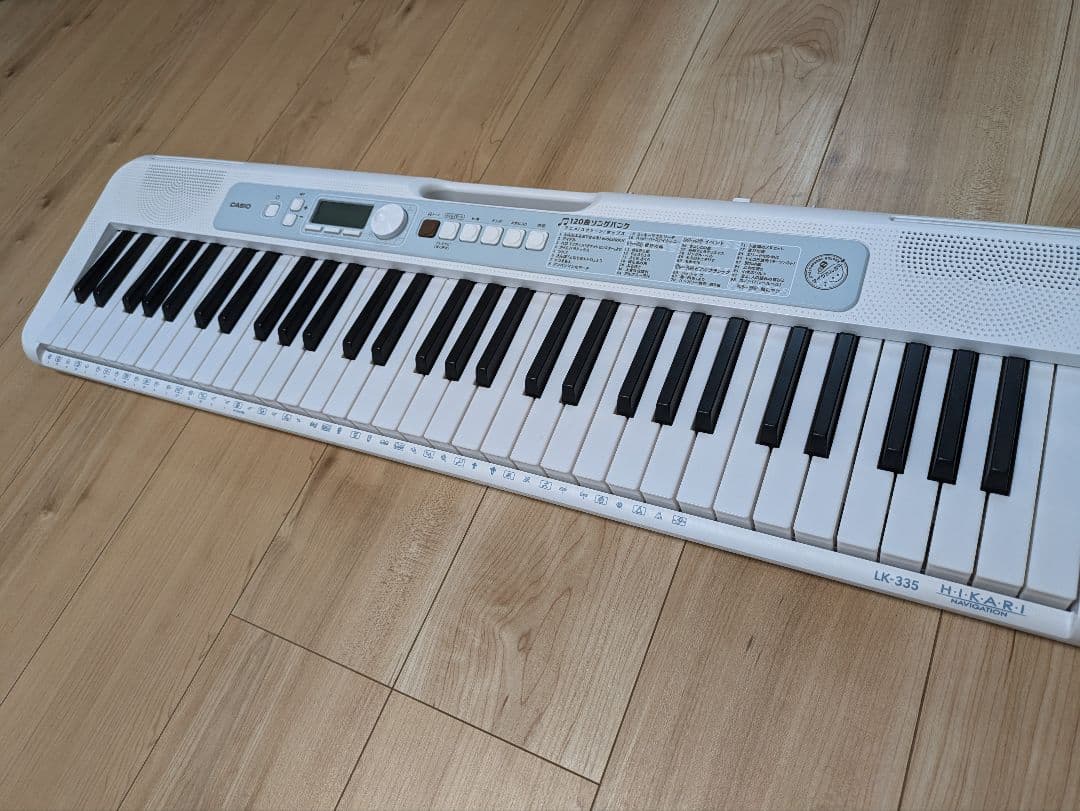 『極美品』Casiotone 光ナビゲーションキーボード LK-335