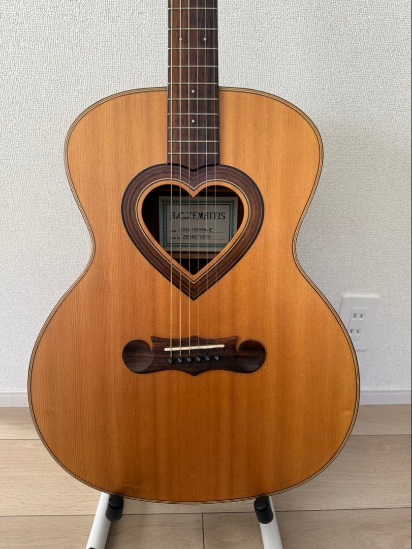 ポ*ズ様 【再出品】希少ケース付／ゼマイティス CAG-100HW-E アコギ