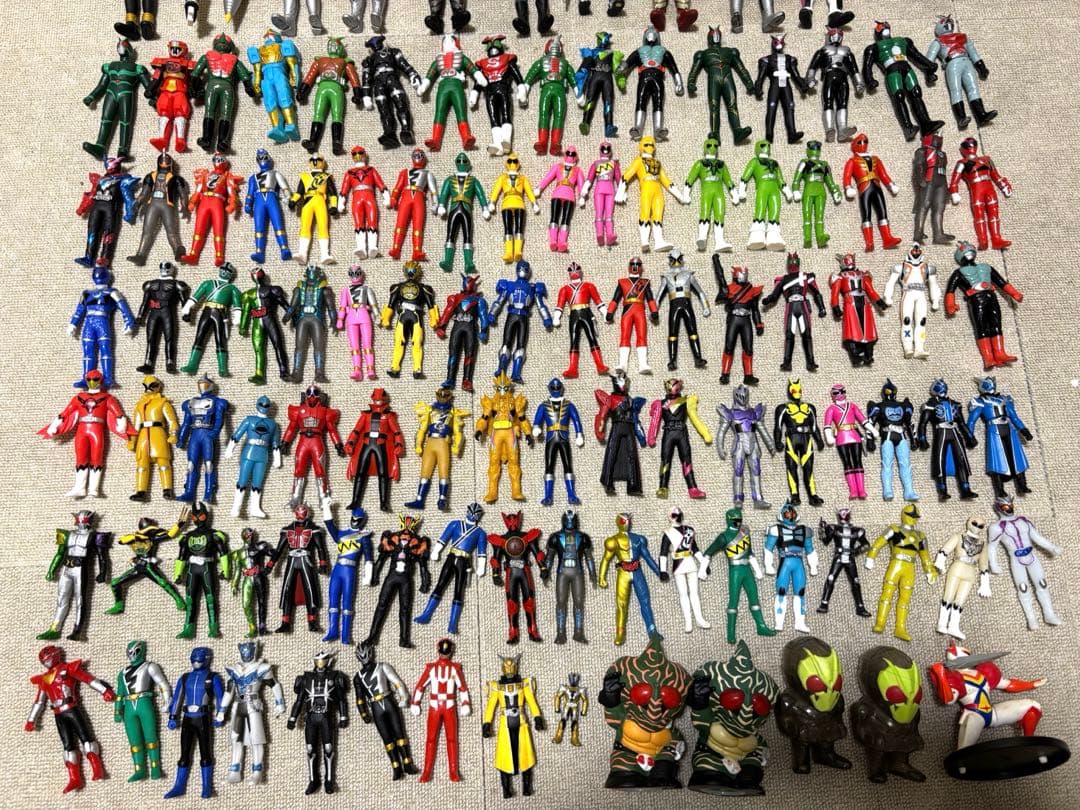 特撮系ソフビ　まとめ売り　ウルトラマン　仮面ライダー　ゴジラ　当時物