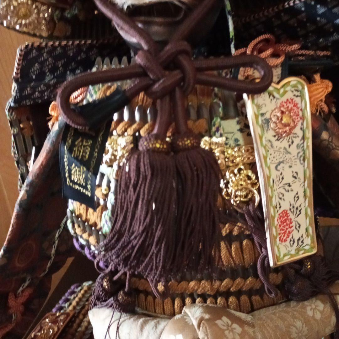 五月人形兜　峰月作　弓刀セット