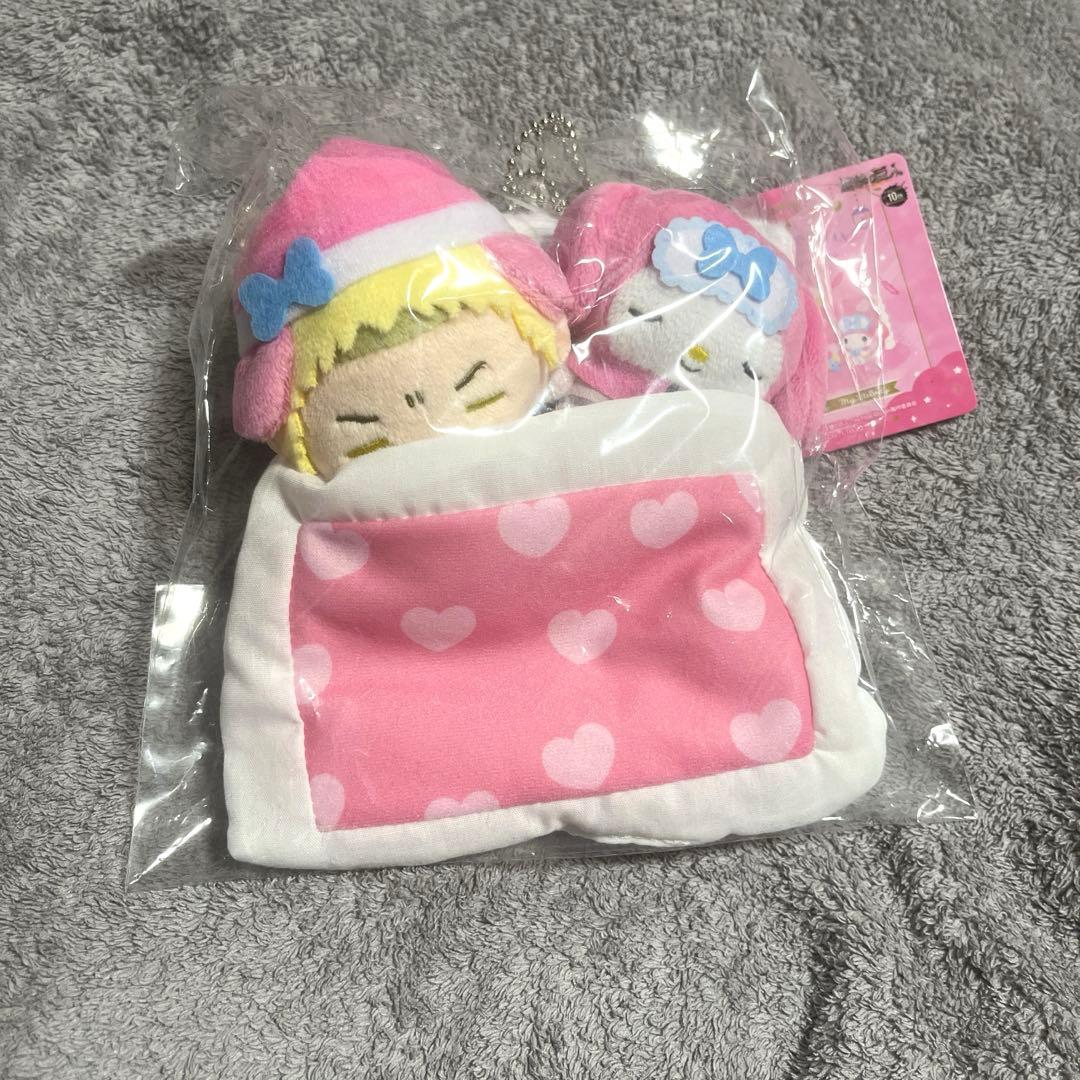 新品 進撃の巨人 ライナー サンリオ ボールチェーンマスコット マイメロディ