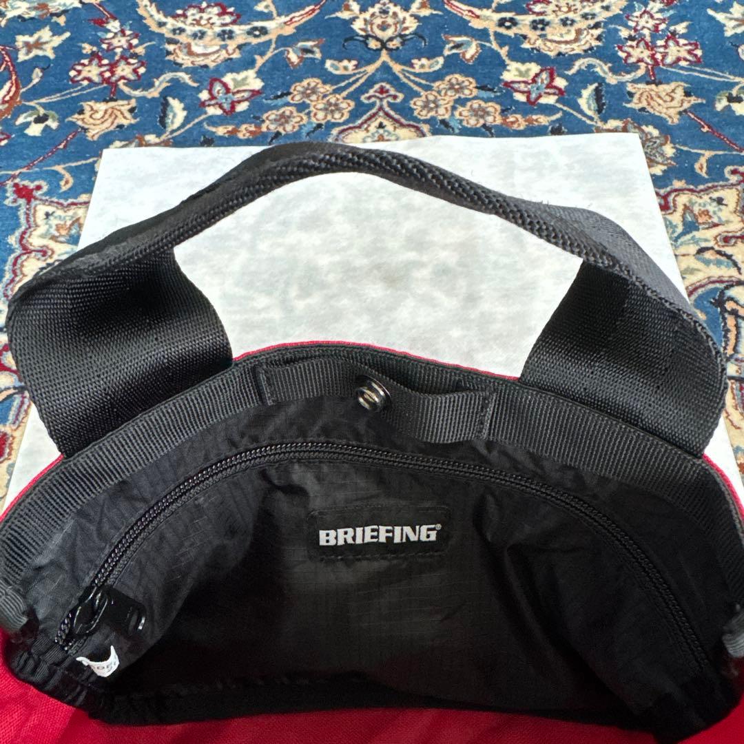 BRIEFING 赤 ナイロン トートバッグ　カードバッグ