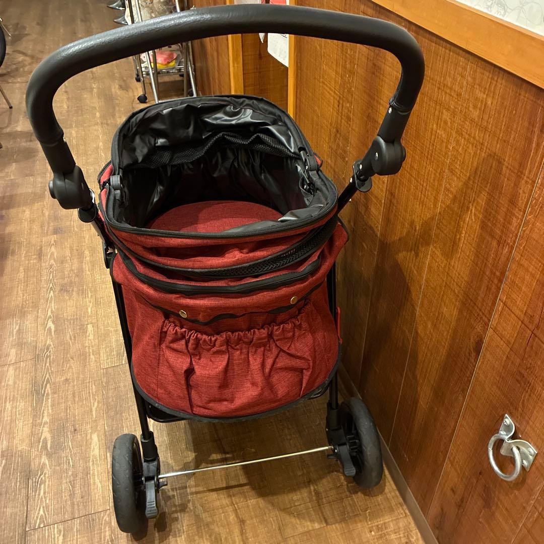 4輪ペットカート ココハート甘えん坊バギーBIG中型犬対応